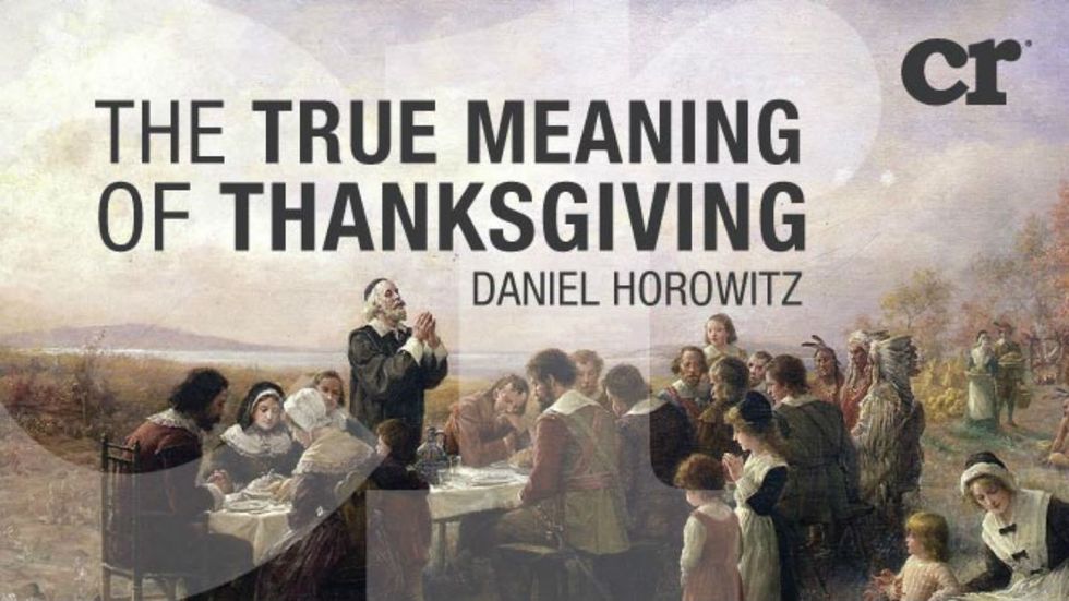 The true meaning of Thanksgiving