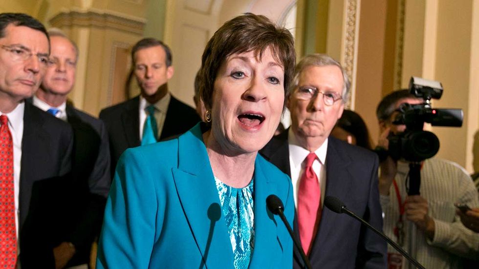 Top RINO Susan Collins to leave the Senate?