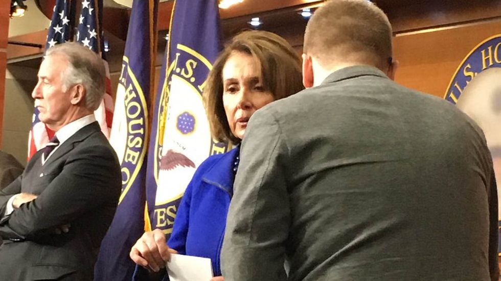 Doh! Nancy Pelosi's face when she realized she quoted a fake tweet is PRICELESS
