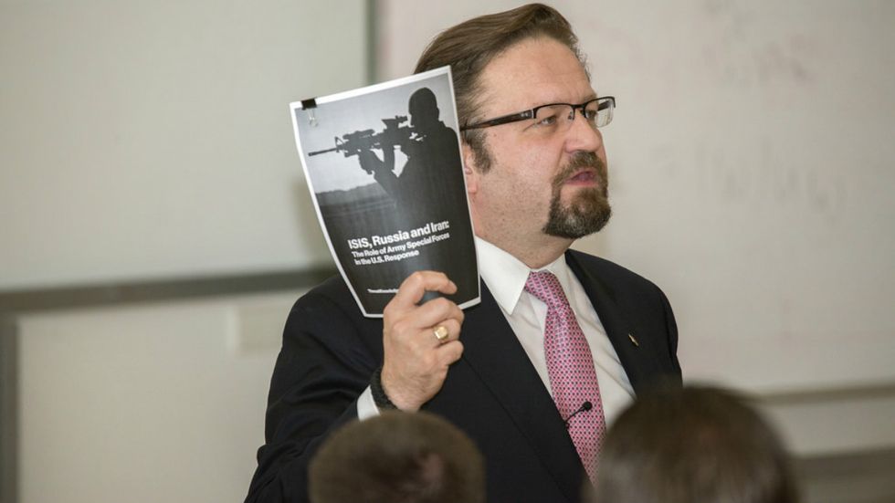 The media's latest target in Trump's White House: Sebastian Gorka