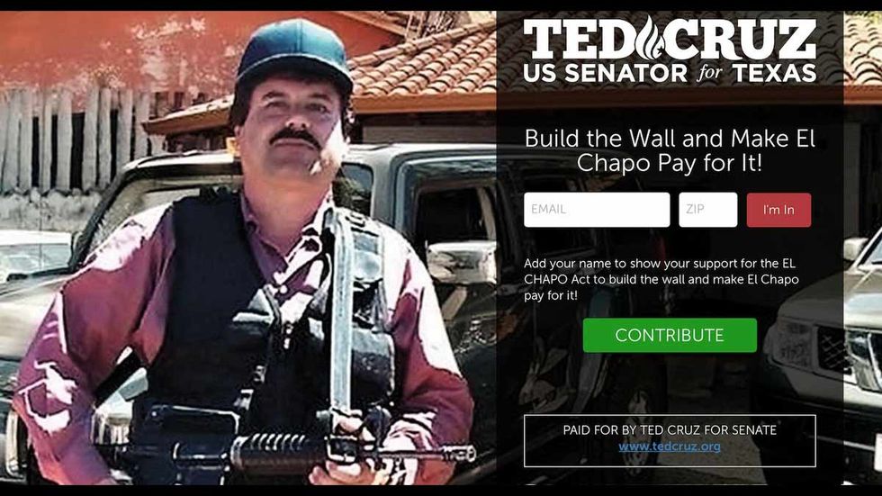 Ted Cruz: Make El Chapo fund the US-Mexico wall!