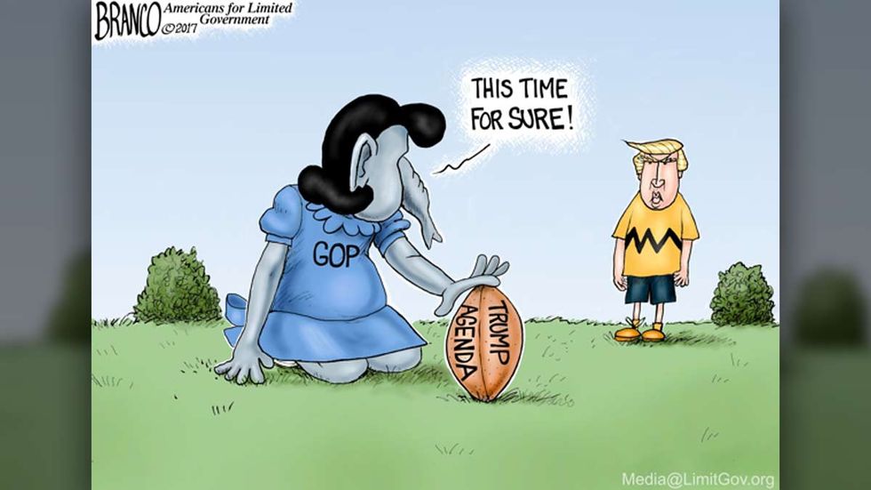Conservatoons: Charlie Brown GOP