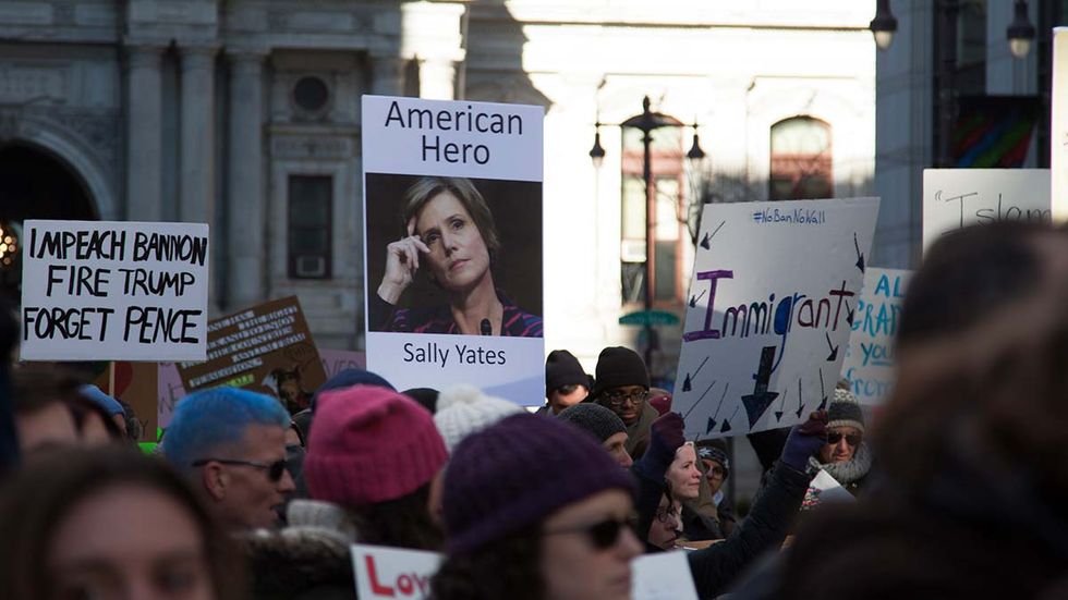 Hypocrite Sally Yates lectures Americans on 'the rule of law'