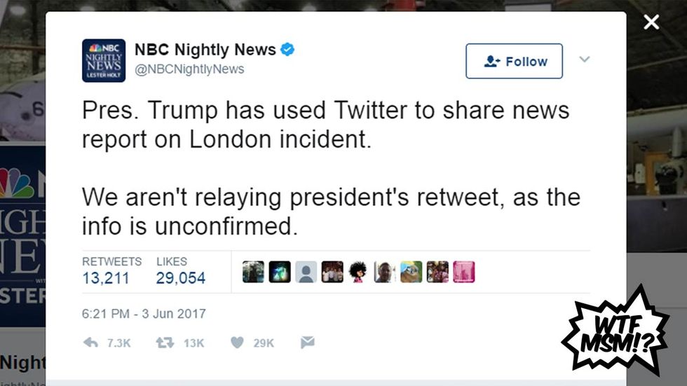 WTF MSM!? It’s not terrorism if Trump says so?