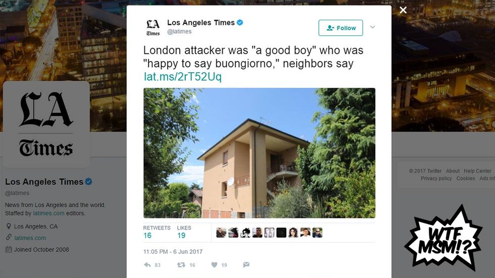 WTF MSM!? The "good boy" jihadi next door
