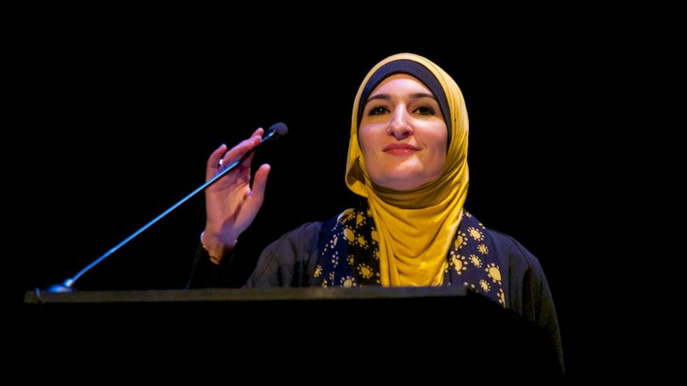 Linda Sarsour directs hurricane relief donors to Soros-funded org