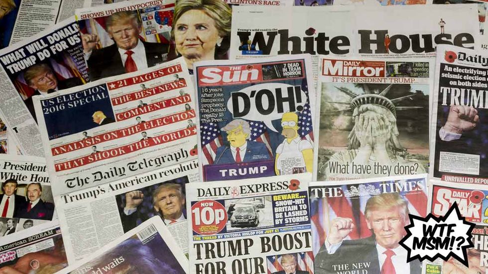 WTF MSM!? Trump DESERVES it?