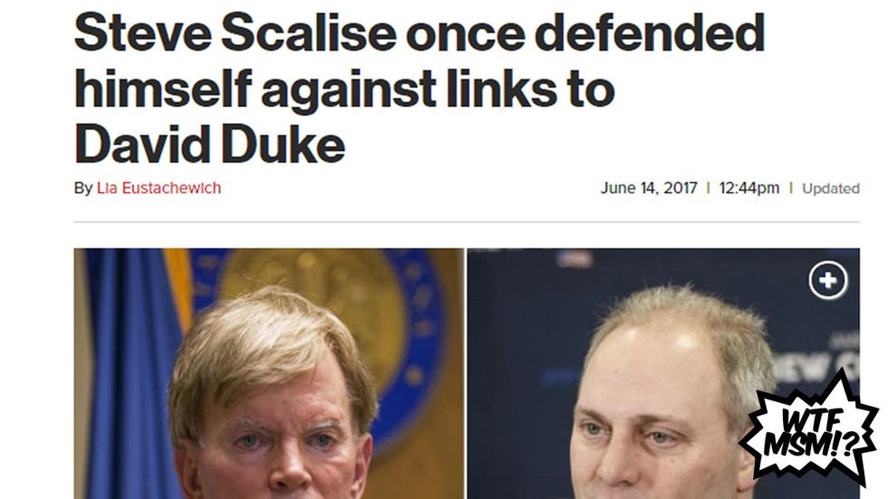 WTF MSM!? Special Edition: Scalise DESERVED it?