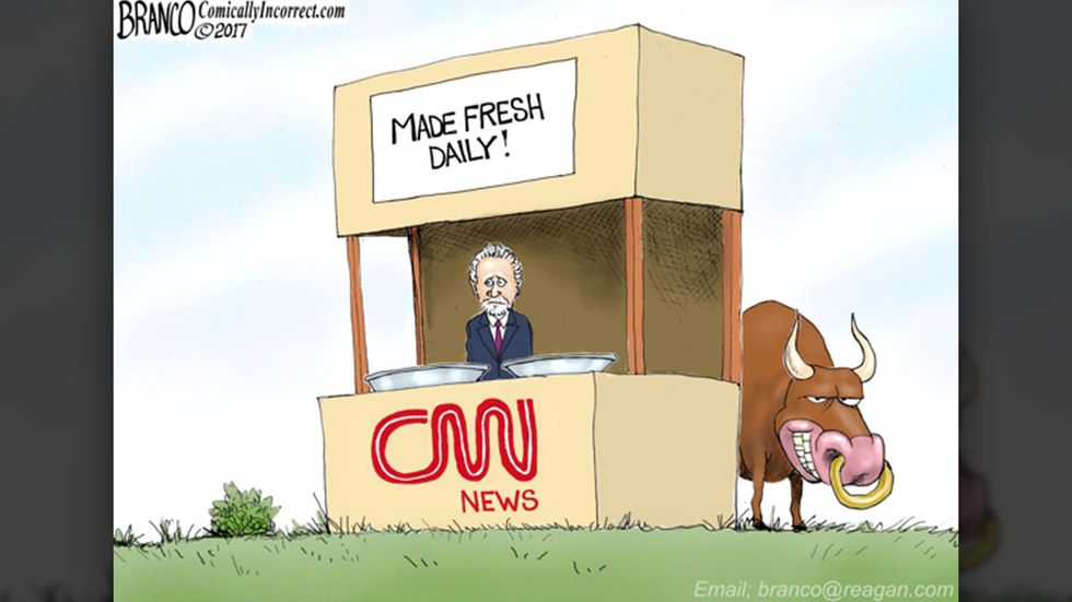 Conservatoons: CNN, 'Where fresh BS is made daily'