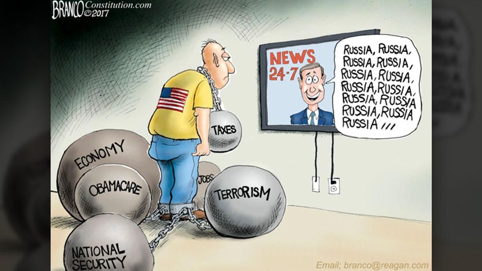 Conservatoons: Just another week of 24-7 'Russia collusion' talk