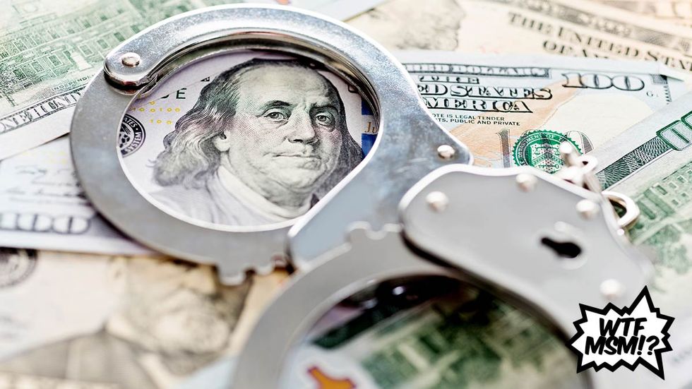 WTF MSM!? Just some bank fraud