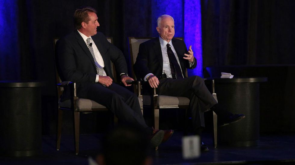 Levin: Jeff Flake is no Barry Goldwater. He’s a sellout liberal