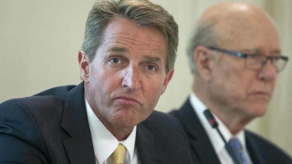 Jeff Flake has the world’s worst case of Trump Derangement Syndrome