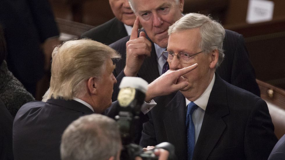 Donald Trump has HAD IT with Mitch McConnell’s bucket of suck
