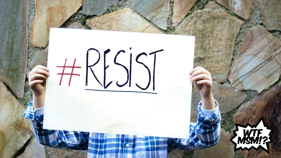 WTF MSM!? Good little resisters