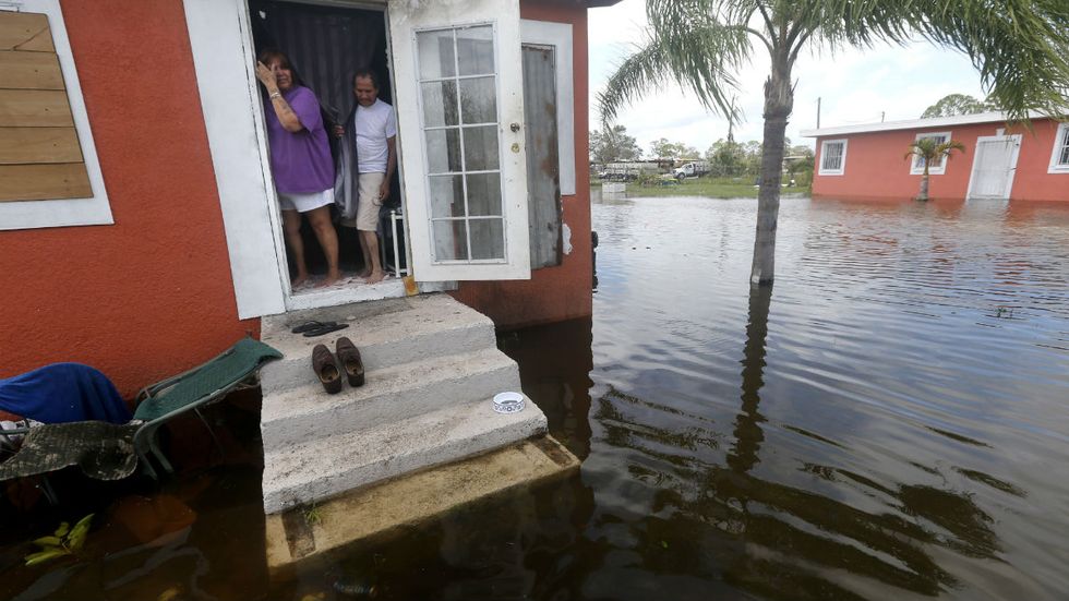 Smug elites USE hurricane victims to push phony climate religion