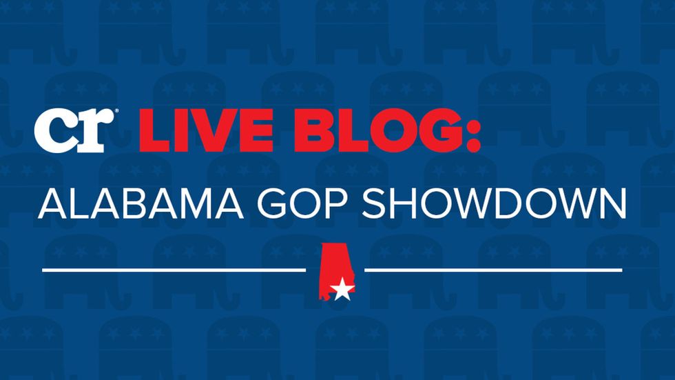 CR live blog: Moore vs. Strange SHOWDOWN in Alabama