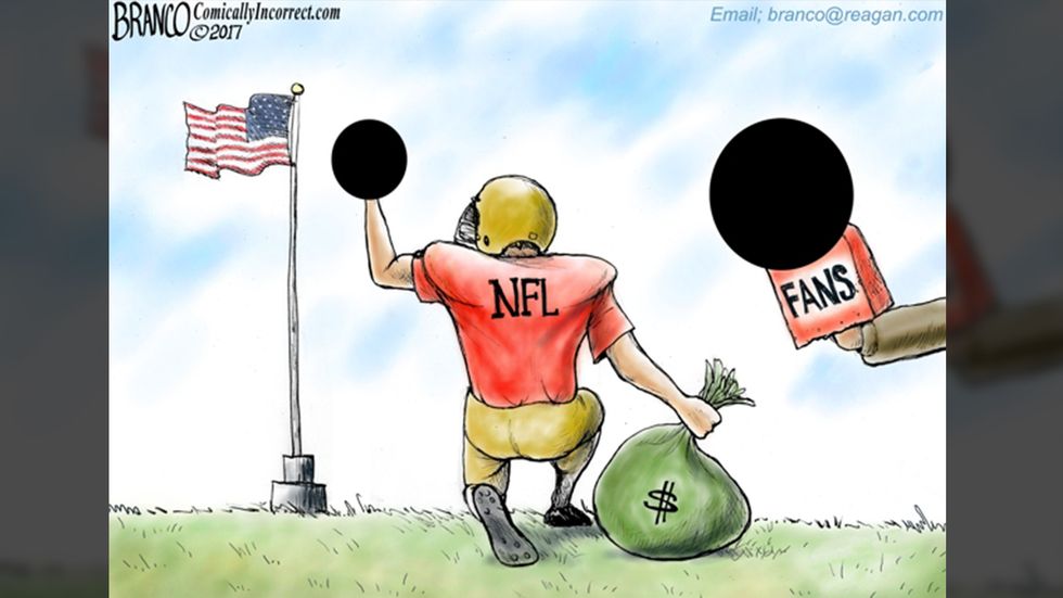 Conservatoons: Fans return the finger to NFL
