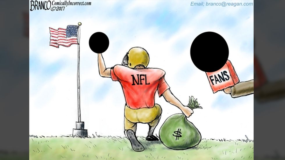Conservatoons: Fans return the finger to NFL