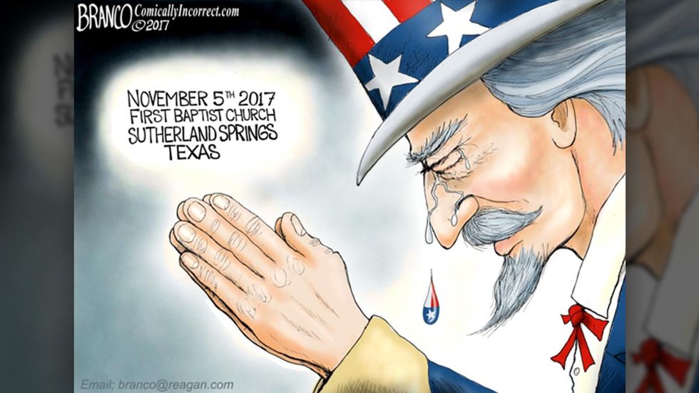 Conservatoons: Pray for Texas, leftist mocking be damned