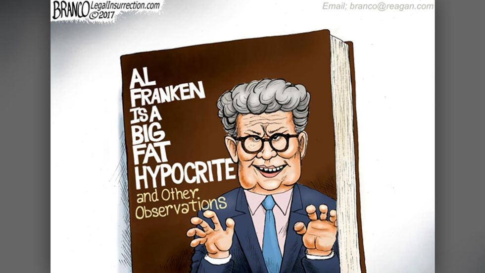 Conservatoons: Karma happens to big fat hypocrite Al Franken