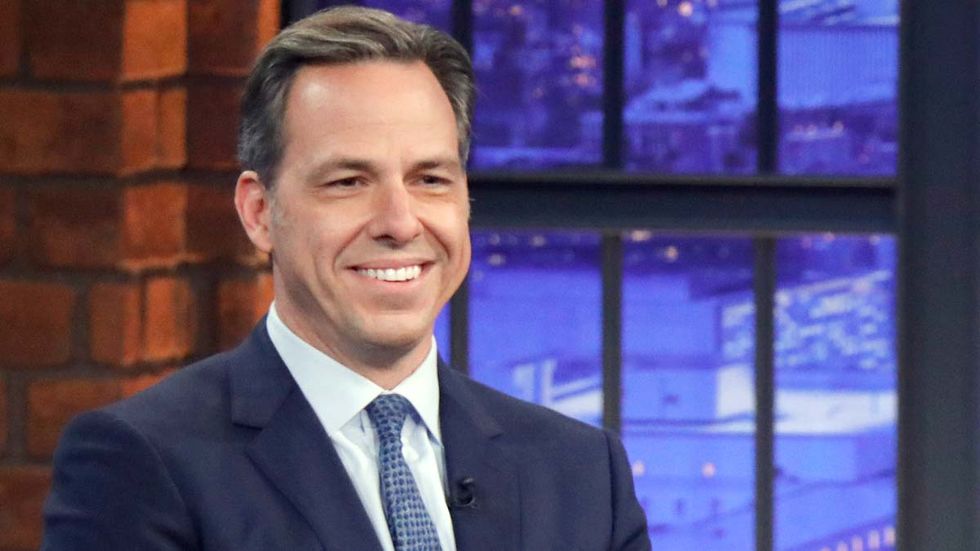 Jake Tapper says no one is blaming Trump. Has he seen the statement from CNN's president?