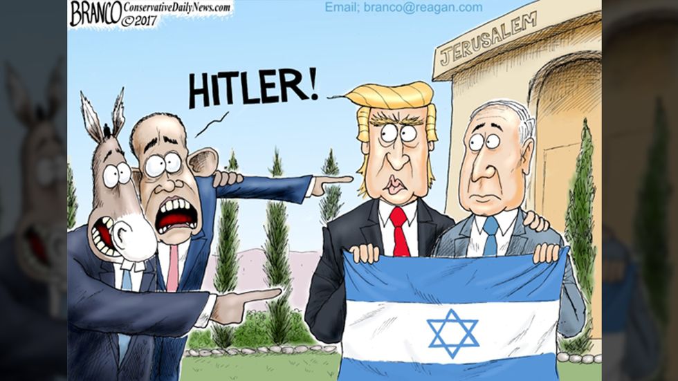 Conservatoons: An Israel-loving Hitler?