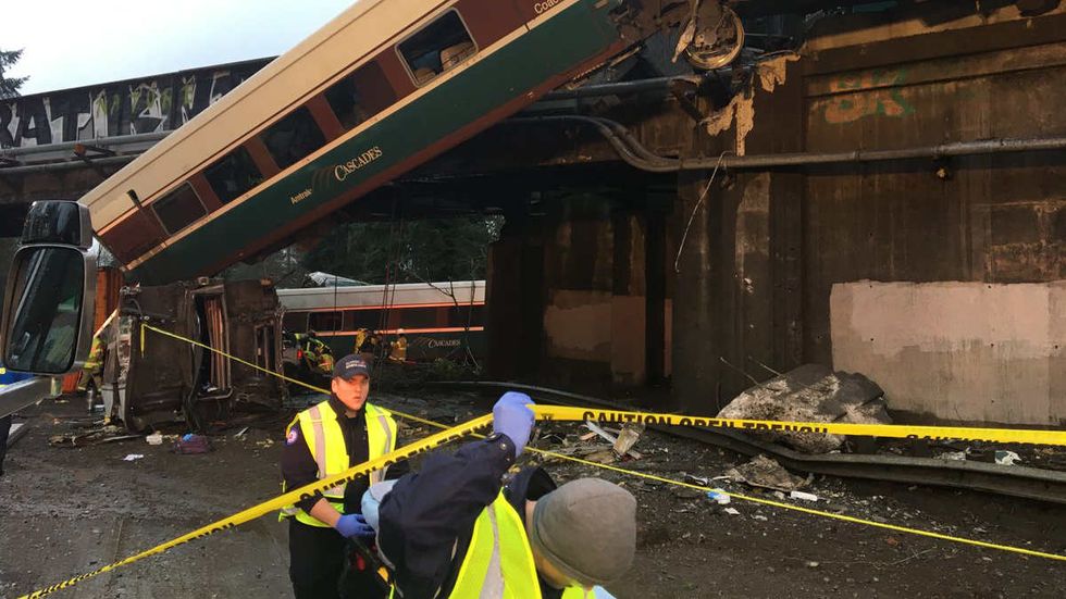 West Coast Amtrak derailed, killing several; photos show devastation
