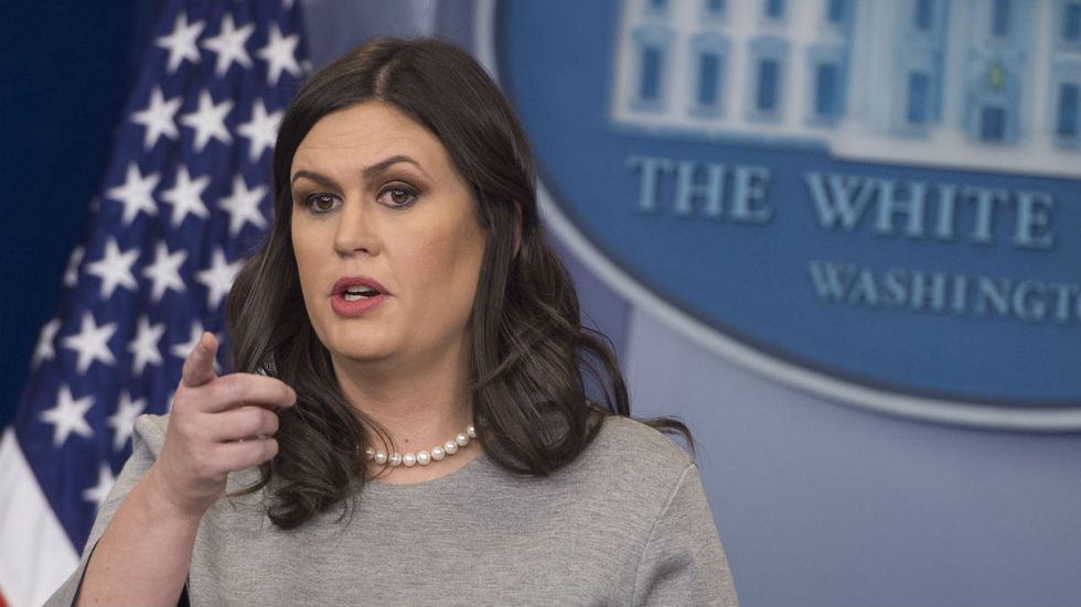 Playboy reporter steps on a rake. Sarah Sanders makes sure it slams him right in the FACE