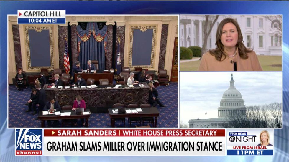 WH press secretary Sarah Sanders SLAYS Lindsey Graham on Fox