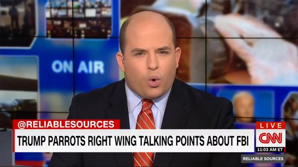 CNN's Brian Stelter, who NEVER questions Trump's mental health, is still questioning Trump's mental health