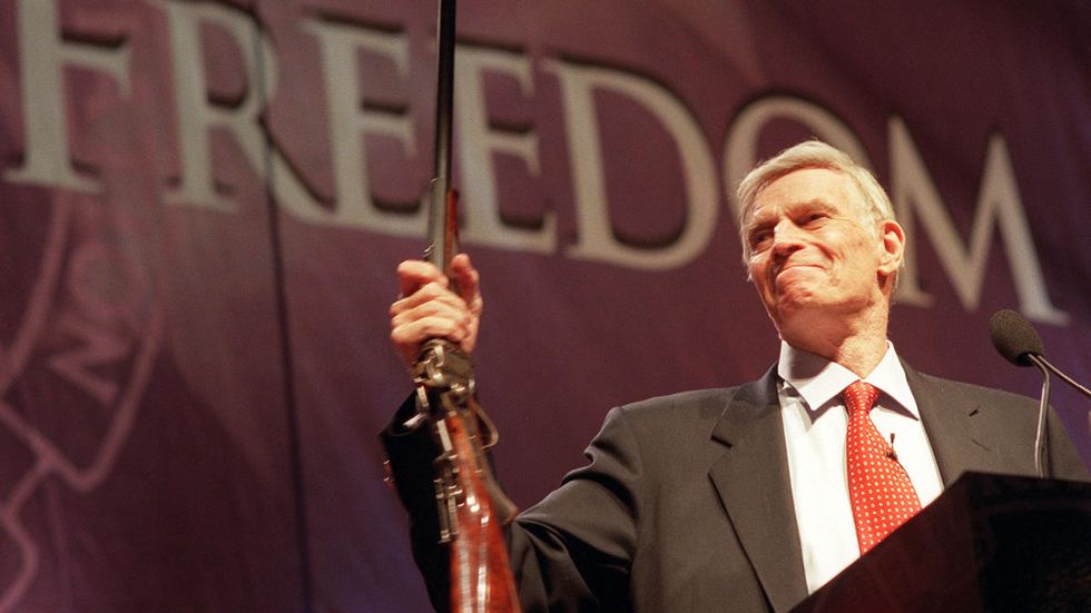 Mark Levin and Charlton Heston: The Second Amendment is more essential than the First