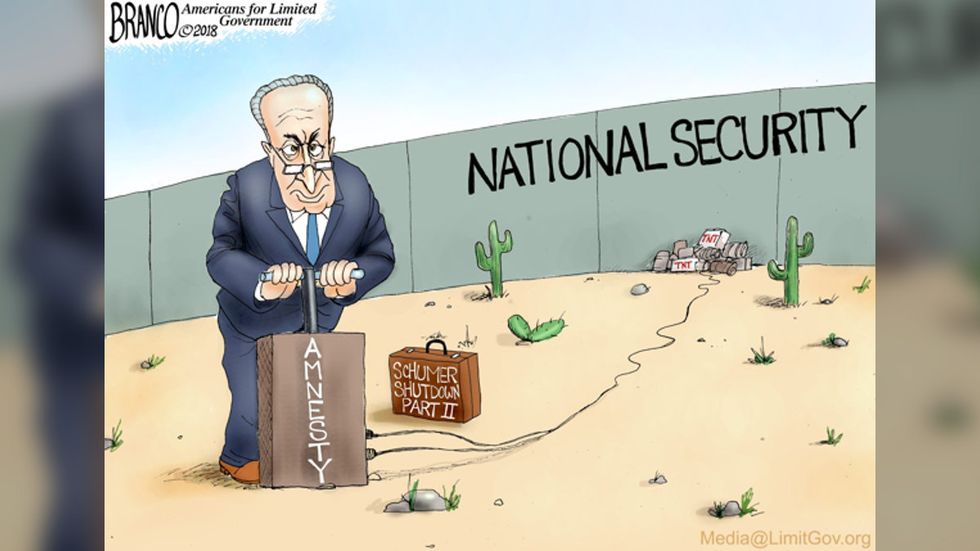 Chuck Schumer, you're FULL of it on DACA