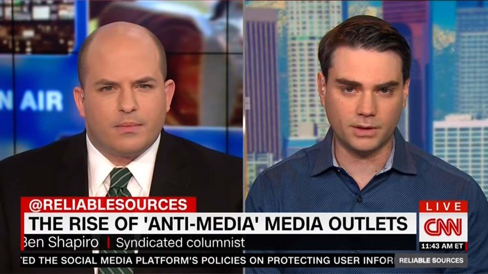 WTF MSM!? Shapiro calls out CNN’s biased coverage in Stelter interview