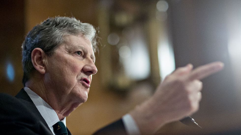 Louisiana Sen. Kennedy on the omnibus: 'Yeah, it sucks' and takes a 'whiz' on every American taxpayer
