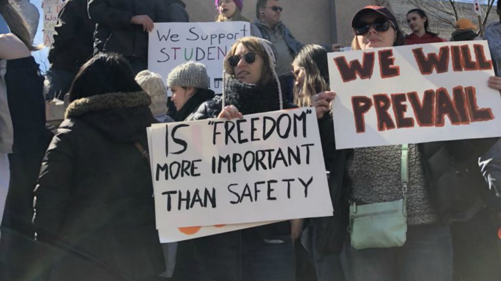 Fact-checking the signs at the March for Our Lives