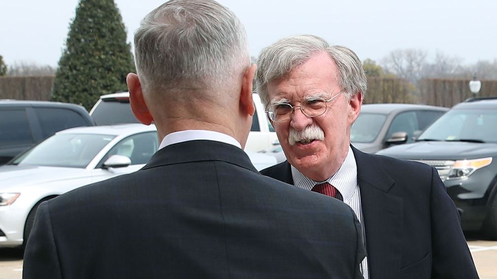 WATCH: Mattis jokes to Bolton, 'I heard that you're actually the devil incarnate'