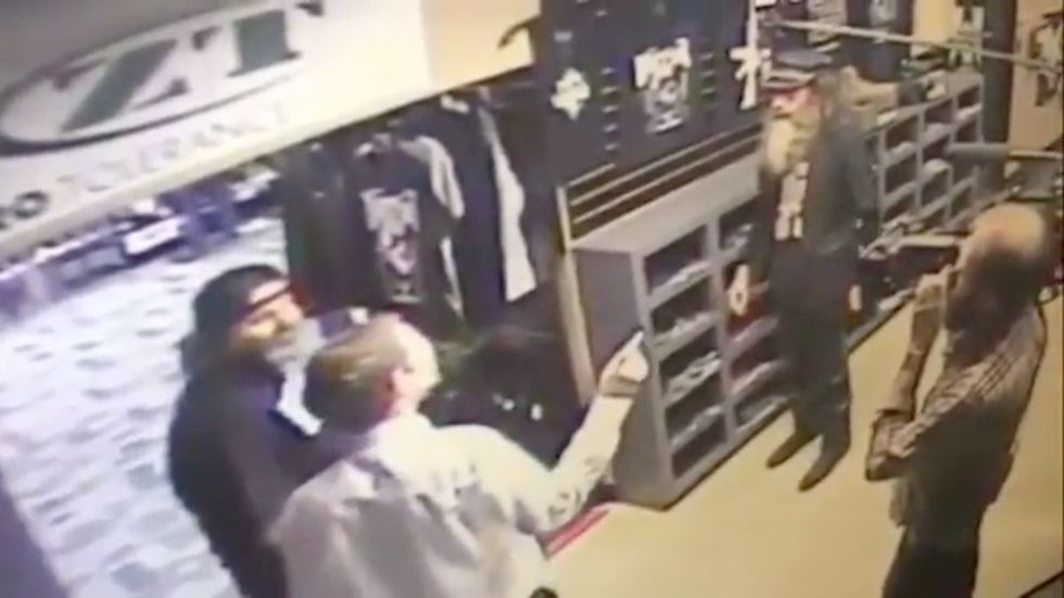 Gun store outs Sacha Baron Cohen trying to buy guns disguised as ... George R.R. Martin or something