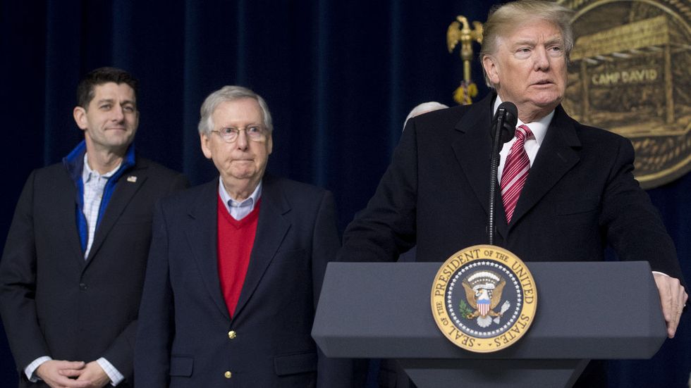 Report: Trump agrees with Ryan-McConnell surrender plan; UPDATE: Trump triples-down on shutdown