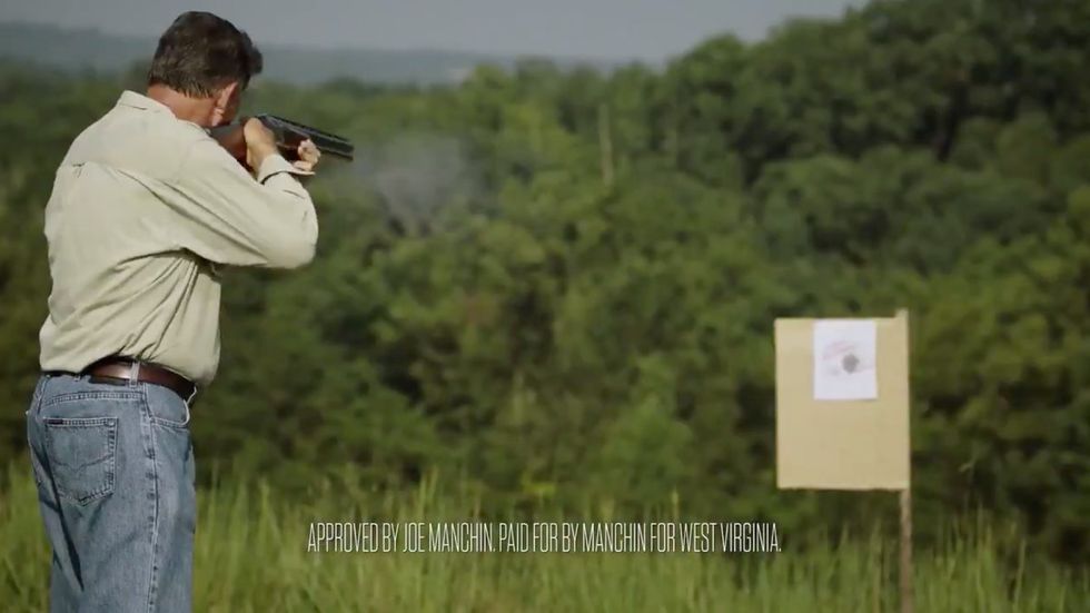 WV Dem Joe Manchin takes up arms to defend Obamacare in new Senate ad