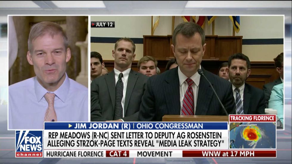 Jim Jordan: Strzok lawyer's spin on texts 'doesn't pass the smell test'
