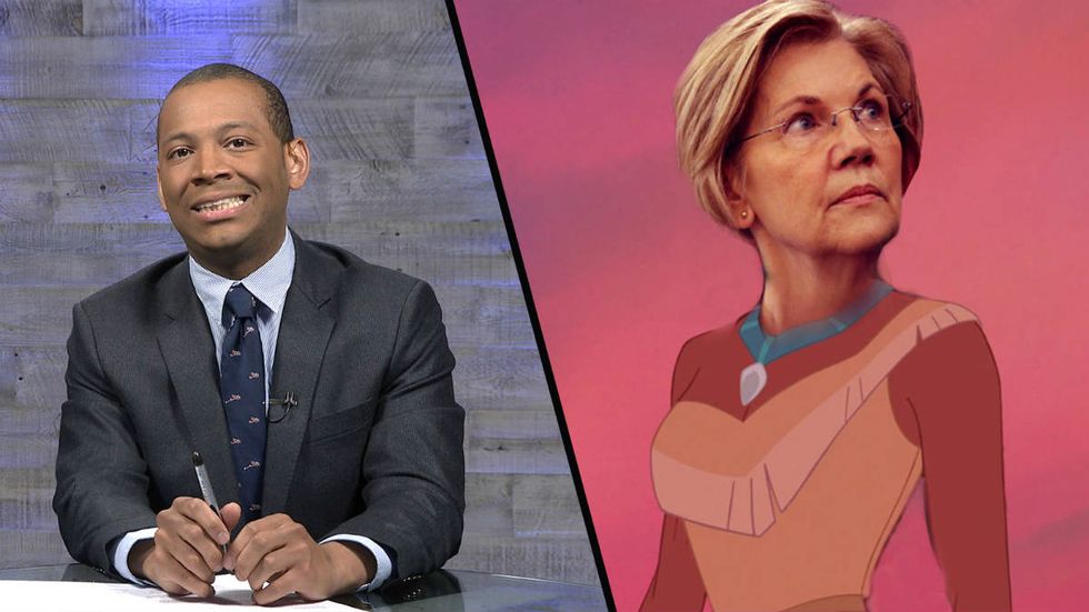 WATCH: Chief Running Joke shows her true colors: Lily-white | White House Brief