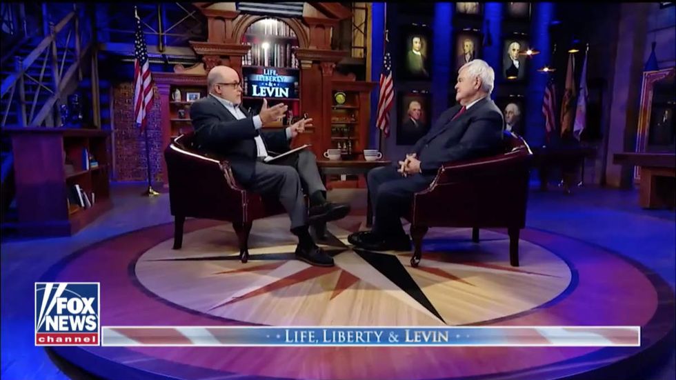 Mark Levin asks Newt Gingrich where Donald Trump fits into conservatism. Here's his answer