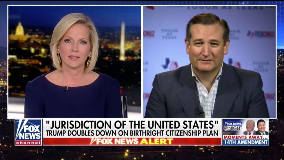 Ted Cruz backs Trump on ending birthright citizenship for illegal immigrants
