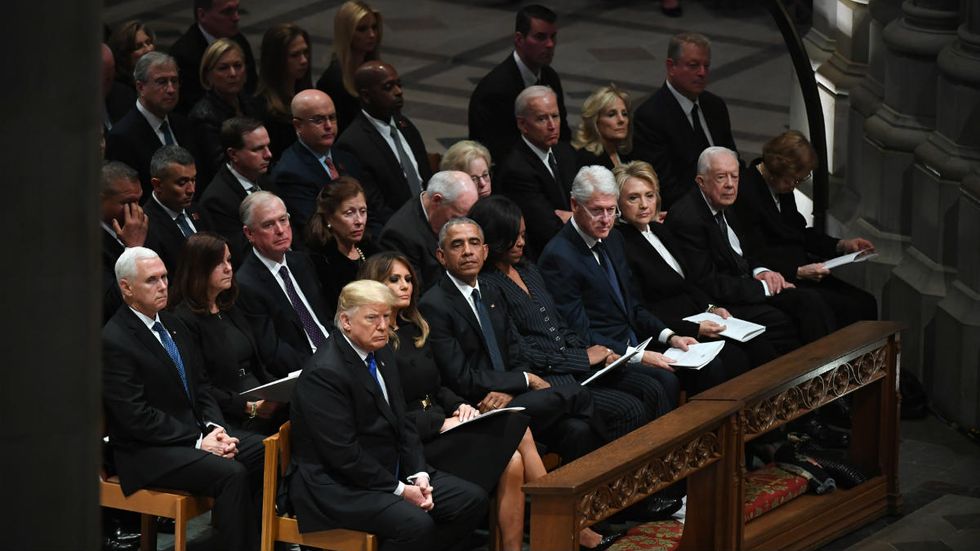 Even at a funeral, we couldn’t shelve our asinine hatred