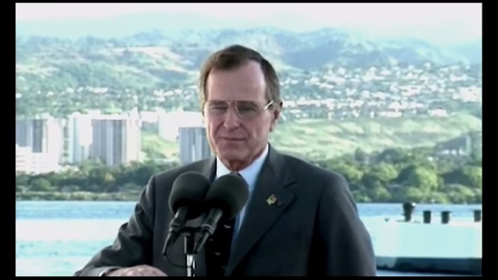 FLASHBACK: George H.W. Bush’s timeless remarks on 50th anniversary of Pearl Harbor