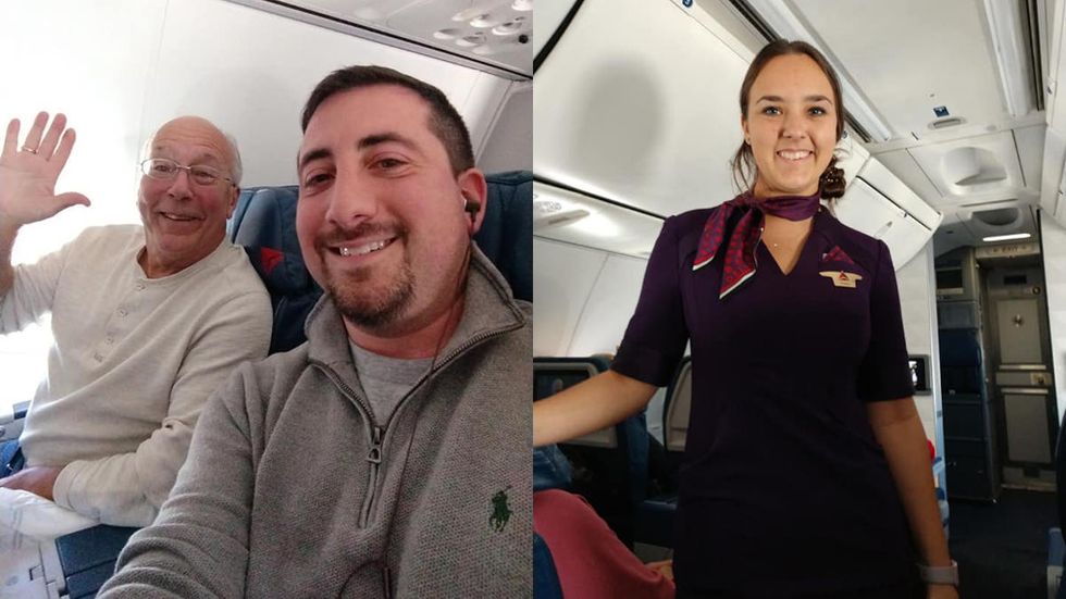 Father books six flights over Christmas to spend time with daughter, a flight attendant