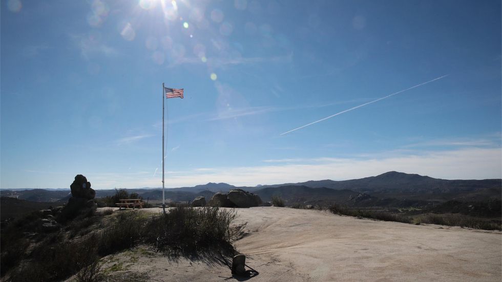 Mr. President, the biggest flag-burning is taking place at our border