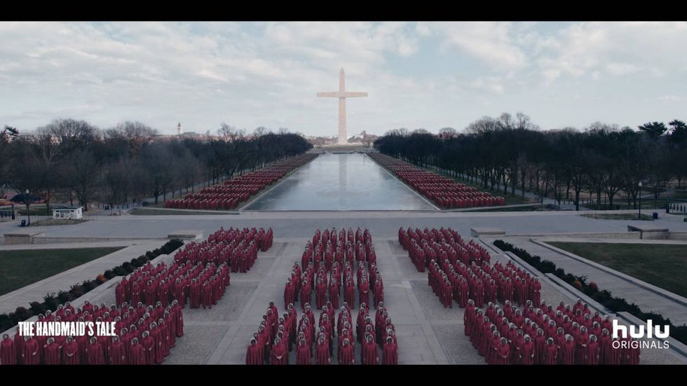 'Handmaid's Tale' Super Bowl ad pilfers Ronald Reagan's legacy to make dumb anti-conservative statement