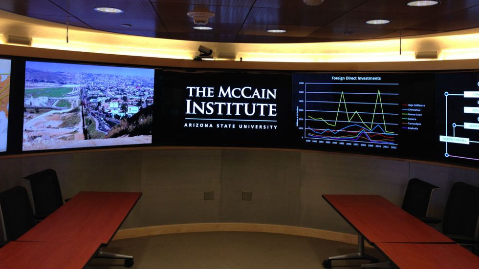 McCain Institute cozies up to Qatar front groups